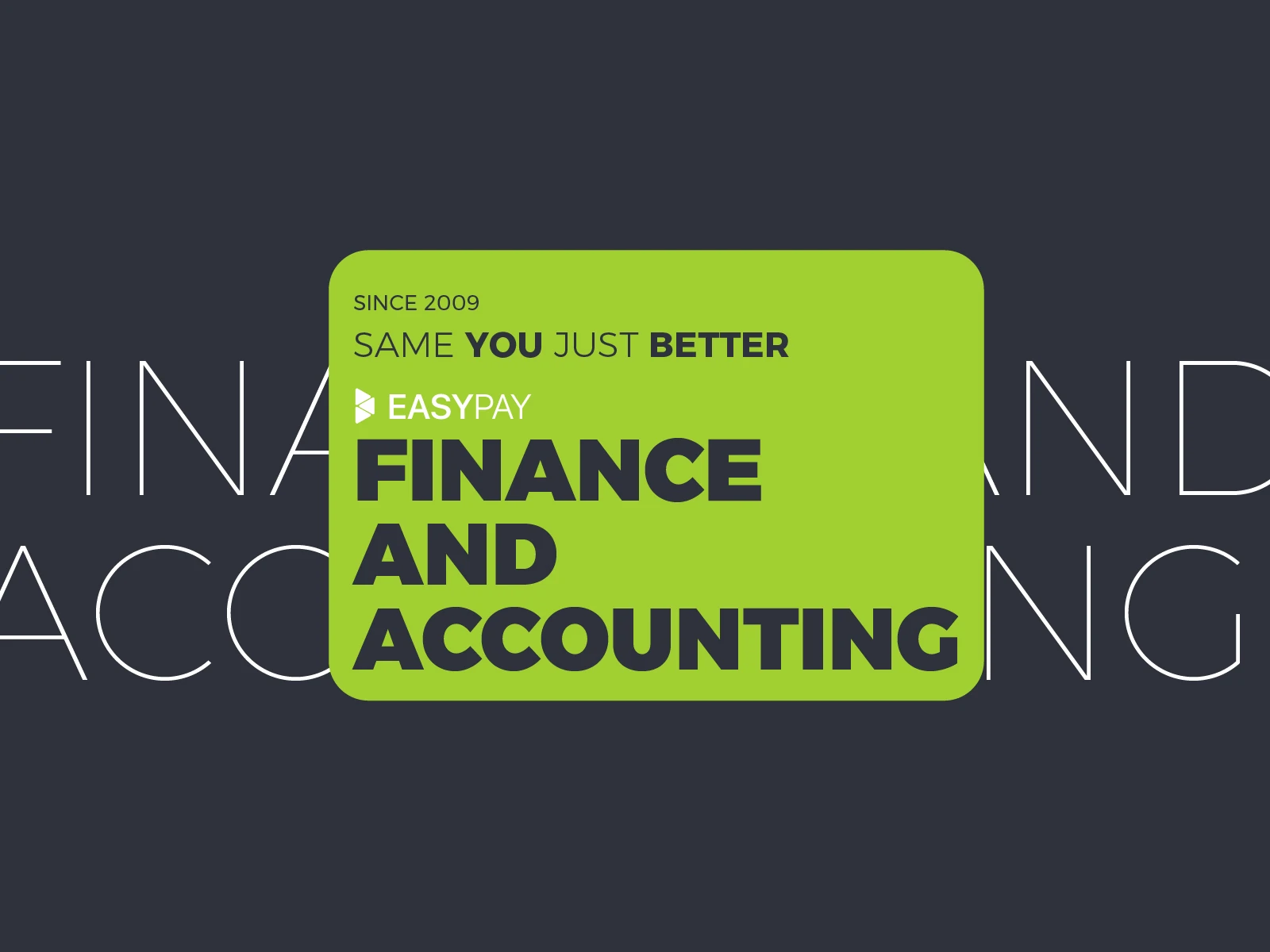 Finance and Accounting