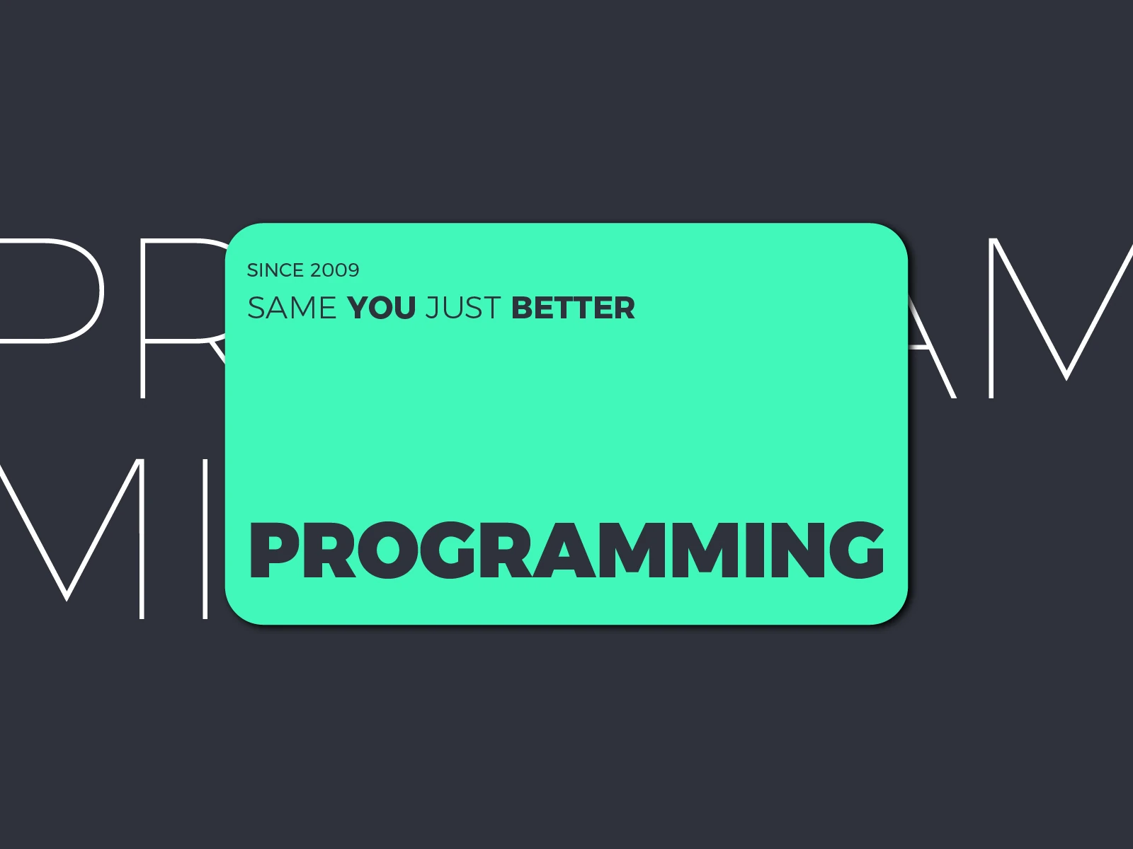 Programming